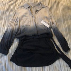 Young Fabulous & Broke Shirt Dress Romper